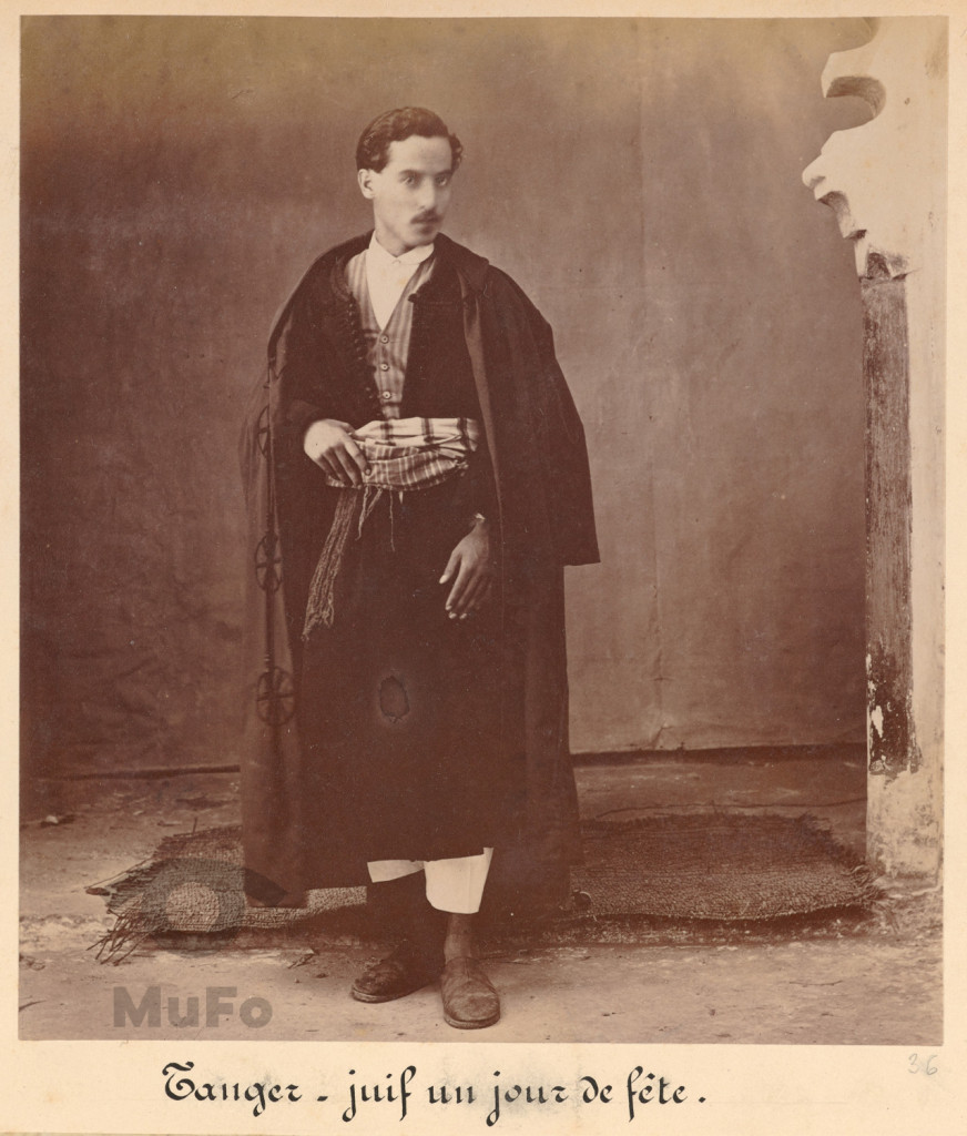 Tanger. Żyd. Portret w stroju świątecznym