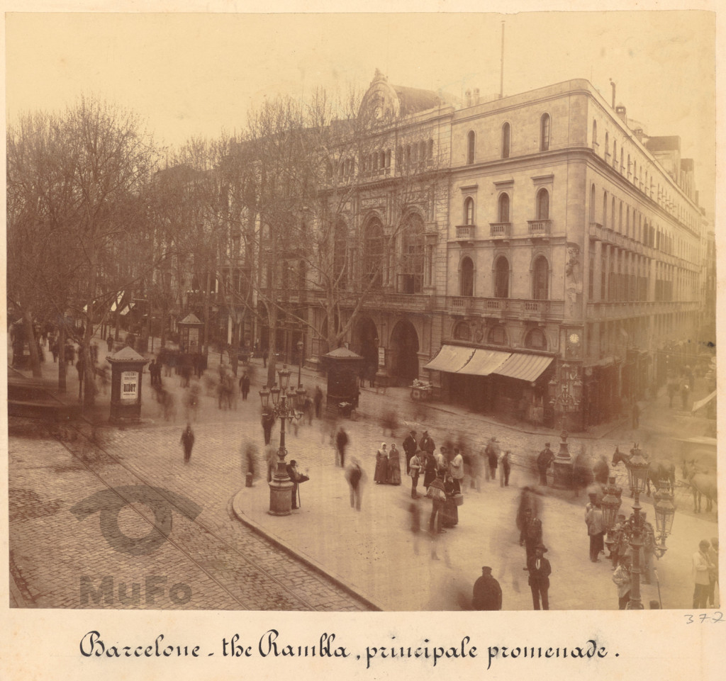 Barcelona, promenada  - Rambla