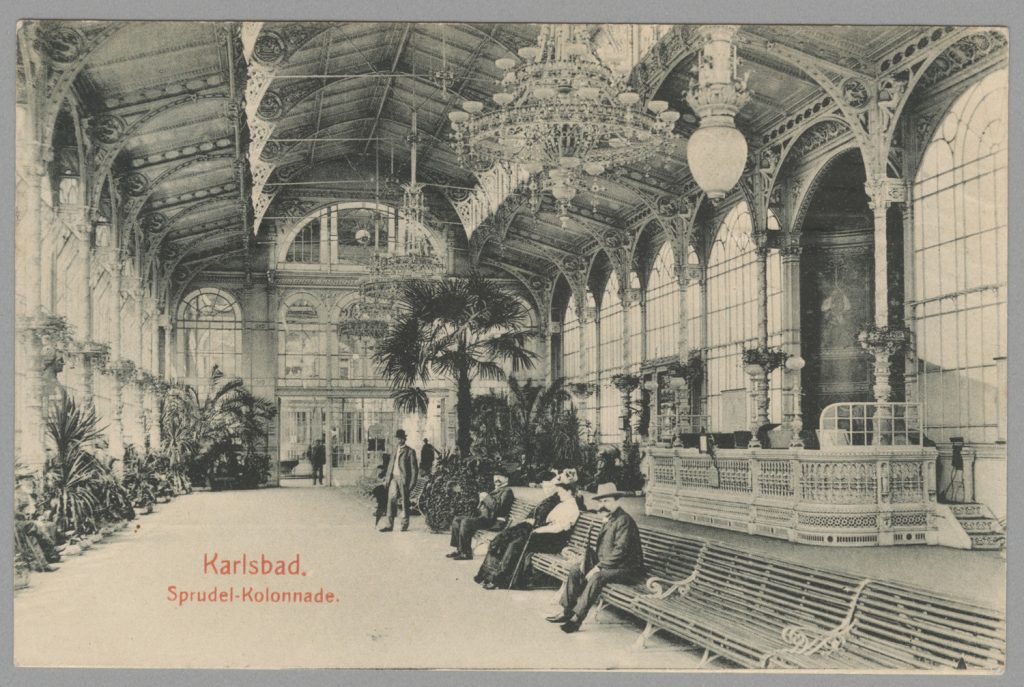 Karlsbad ( Karlowe Wary ), wnętrze pijalni