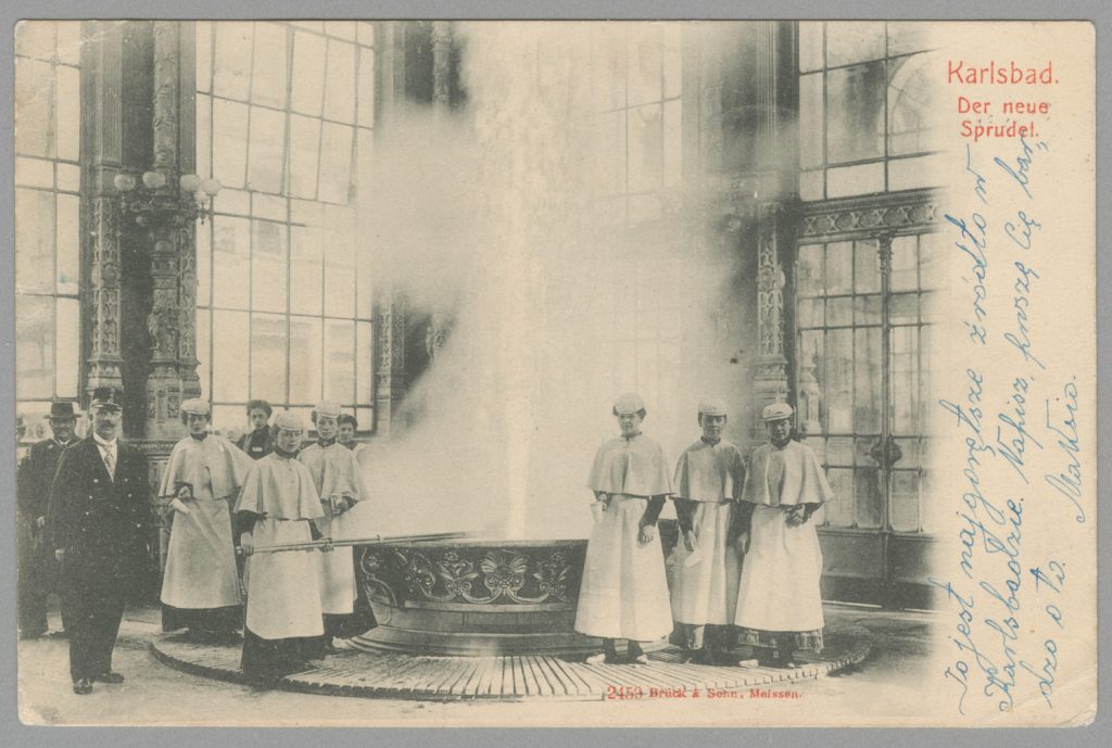 Karlsbad ( Karlowe Wary ), wnętrze, gorące źródła