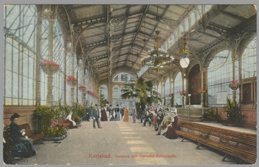 Karlsbad ( Karlowe Wary ) wnętrze pijalni