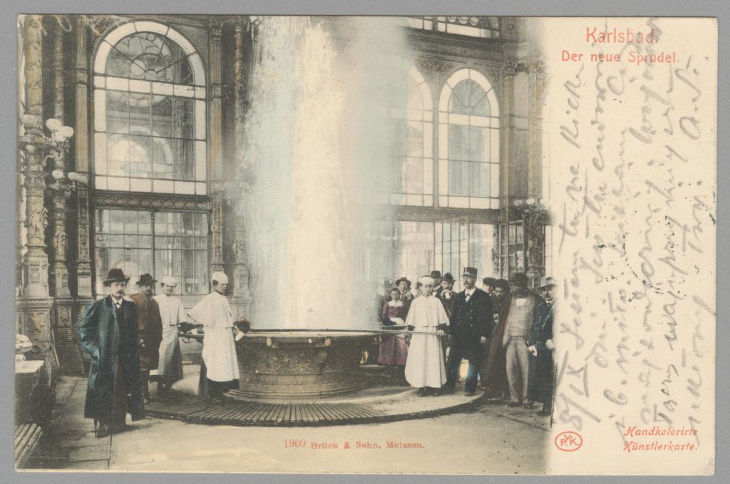 Karlsbad ( Karlowe Wary ) wnętrze gorące źródło