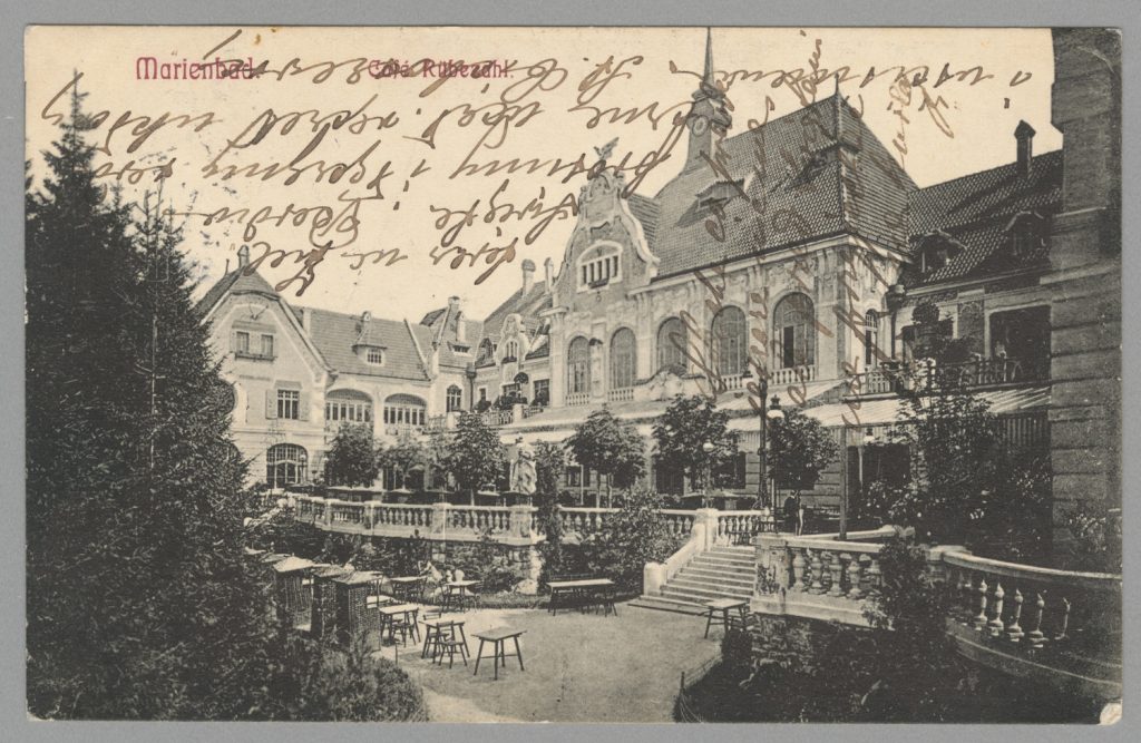 Marienbad ( Mariańskie Łaźnie ), kawiarnia