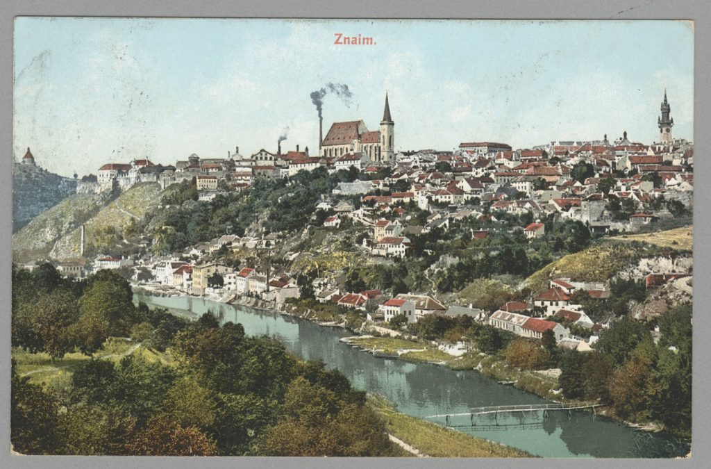 Znojmo na Morawach panorama