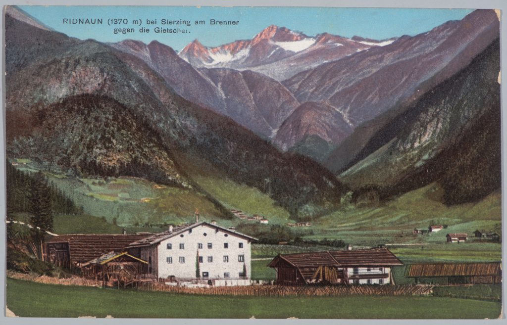 wioska Ridnaun w Alpach