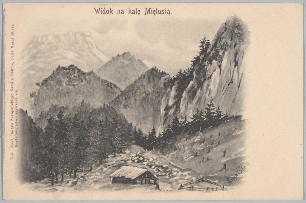 repr mal. M. Eljasz "Widok na Halę Miętusią"