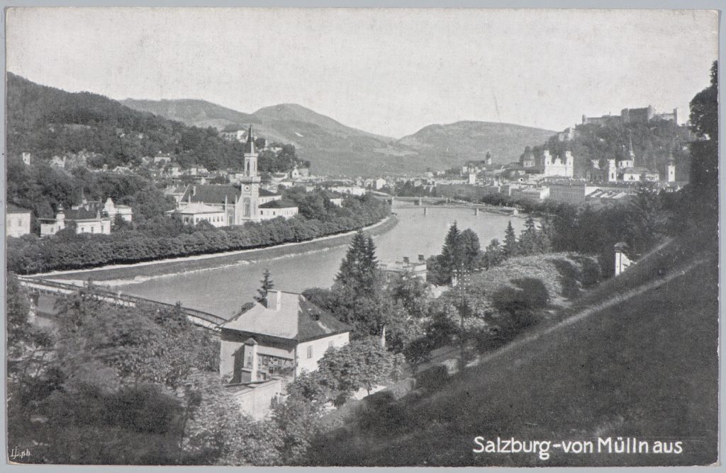 Salzburg, widok ogólny z Mülln