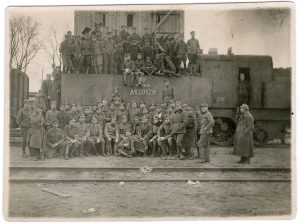 załoga pociągu pancernego "Hallerczyk"