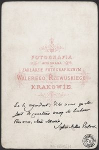 Zofia Arturowa Potocka, portret