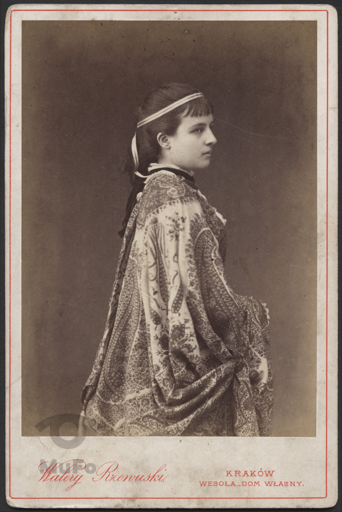 Róża Potocka z Lubomirskich (1860-1881) w stroju egzotycznym, portret.