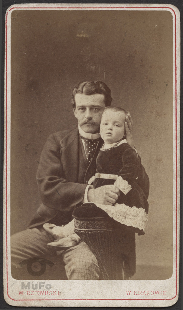 Stefan Zamoyski, portret z dzieckiem