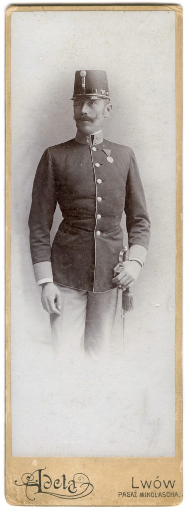 mężczyzna w mundurze austro-węgierskim, portret.