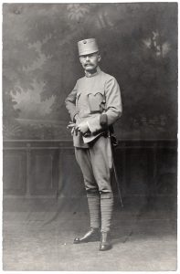 portret, oficer austriacki.