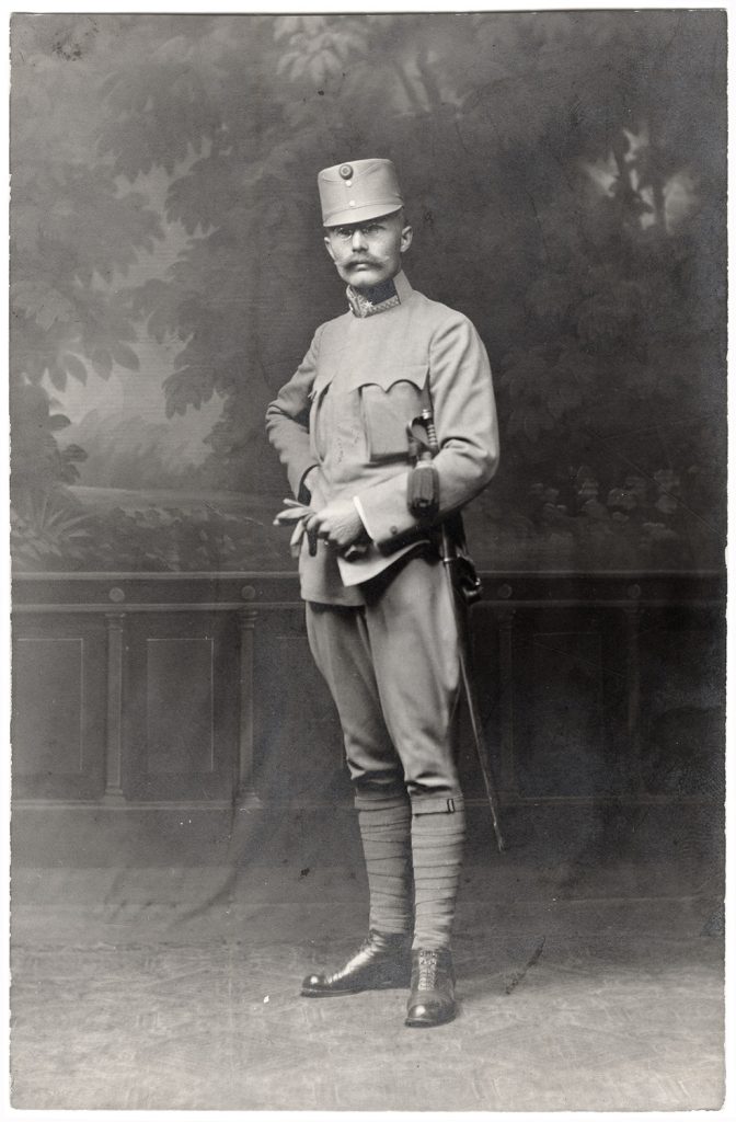 portret, oficer austriacki.
