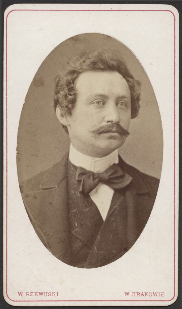 młody mężczyzna, portret w owalu