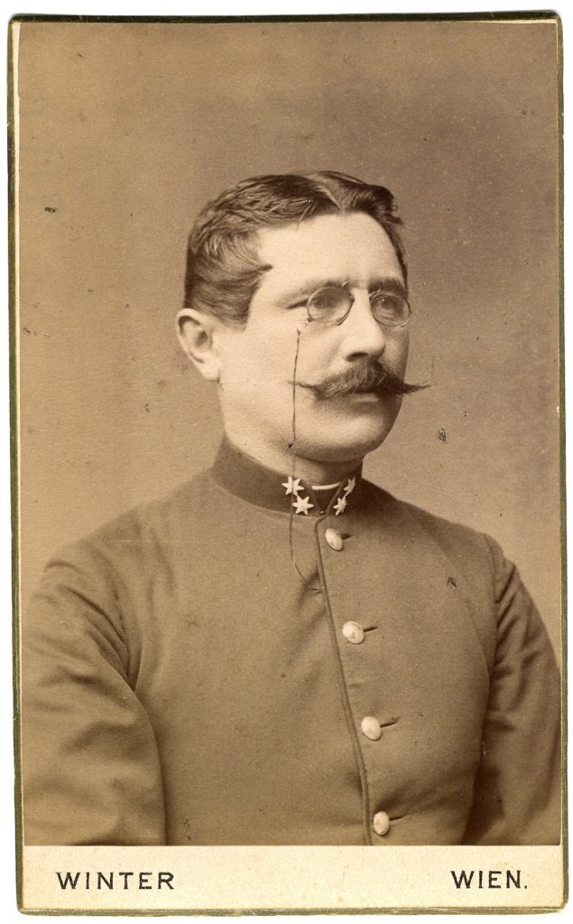 portret, oficer austriacki.