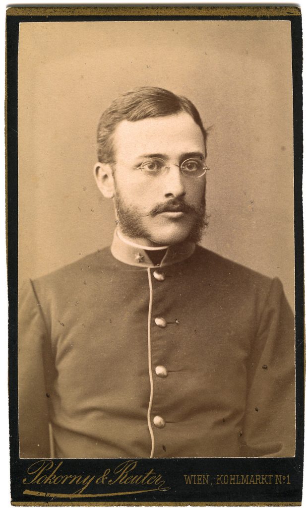 portret, oficer austriacki