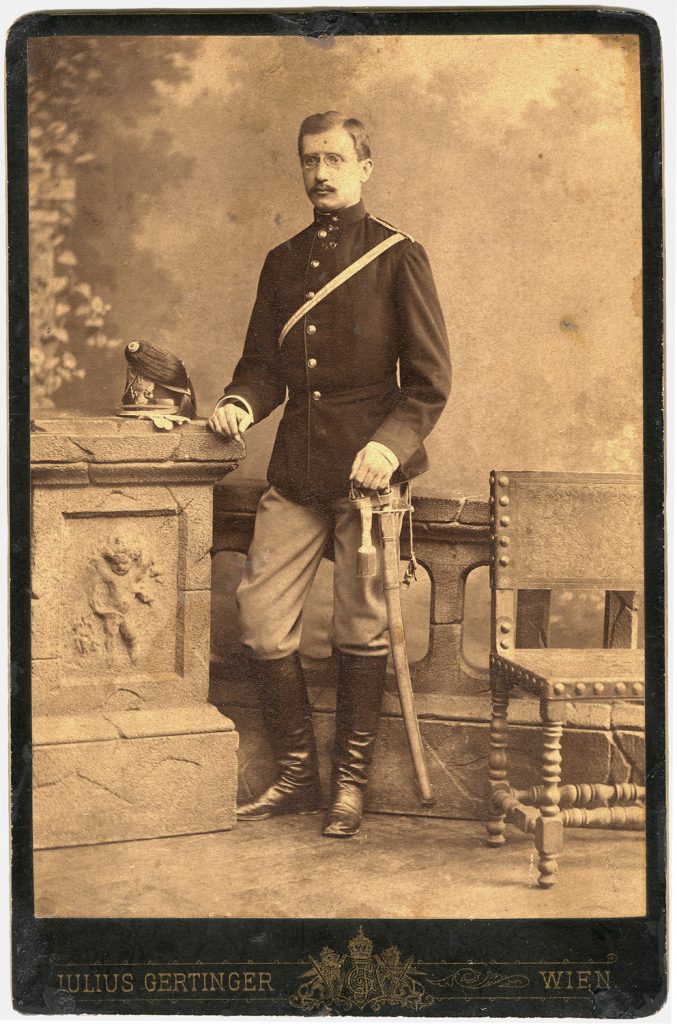 portret oficera austr. kawalerii.
