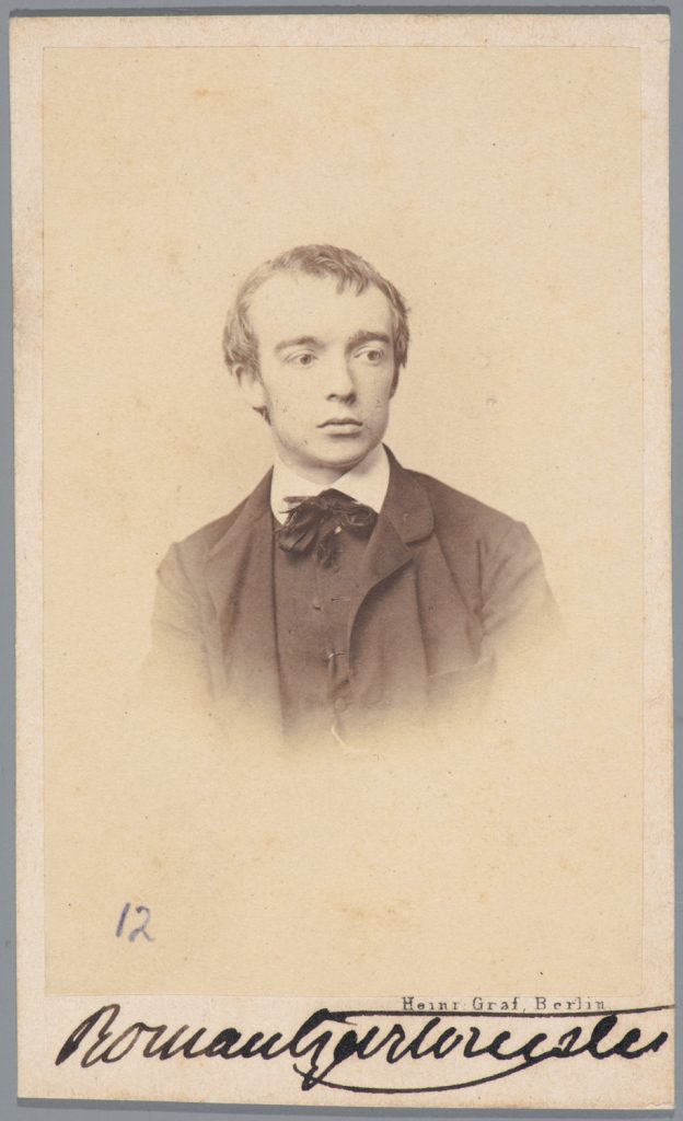 Roman Czartoryski, portret atelier. w popiersiu