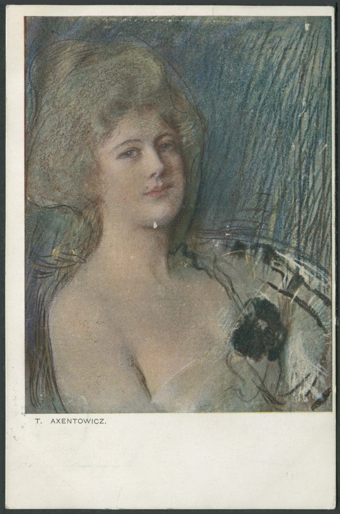 Reprodukcja malarstwa, "Portret kobiety", Teodor Axentowicz