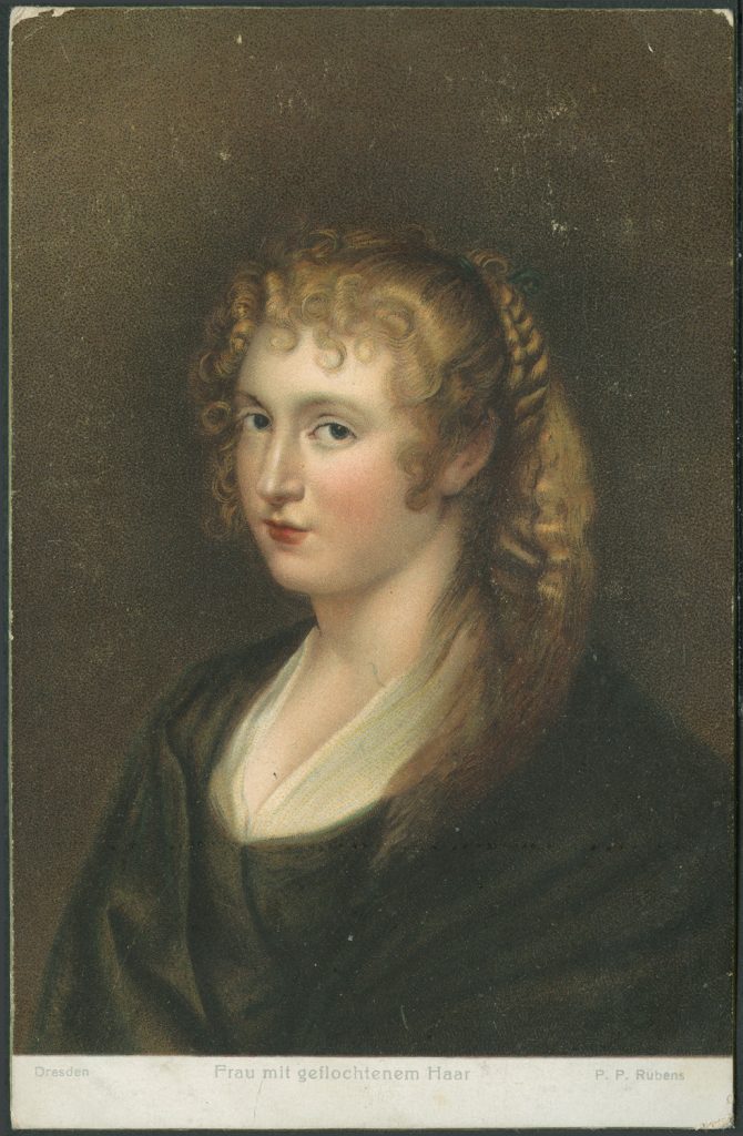 Reprodukcja malarstwa, Peter Paul Rubens, portret kobiety