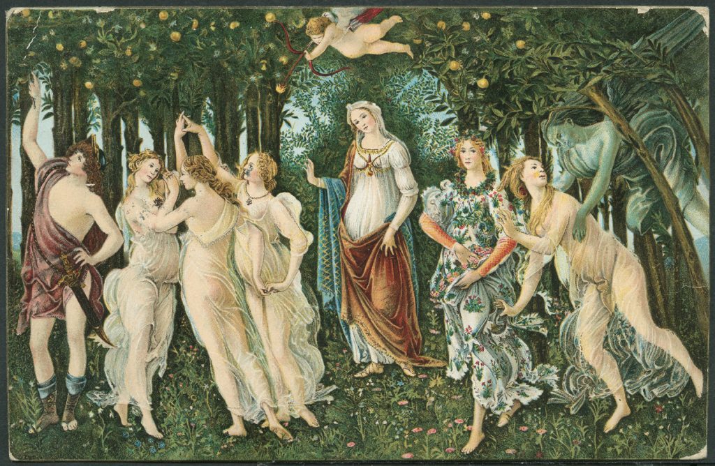 Reprodukcja malarstwa, Sandro Botticelli,  "Wiosna"