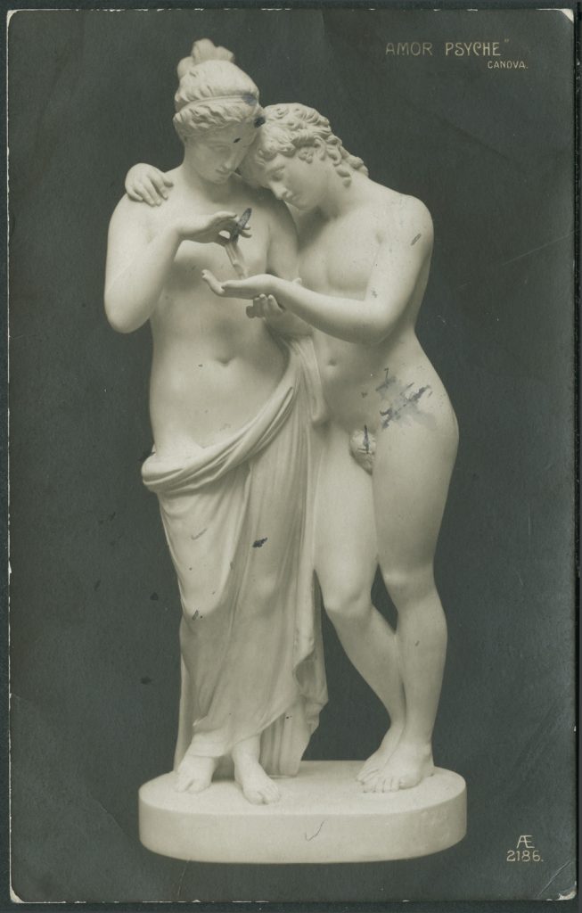 Rzeźba Canovy, "Amor i Psyche"