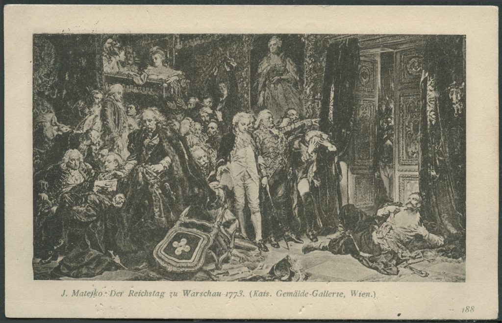 Reprodukcja malarstwa, Jan Matejko, "Rejtan"