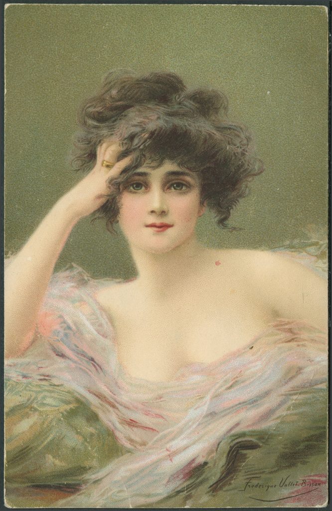 Reprodukcja malarstwa, Frederique Vallet-Bisson, "Portret kobiety"