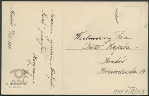 Reprodukcja rysunku, aniołek