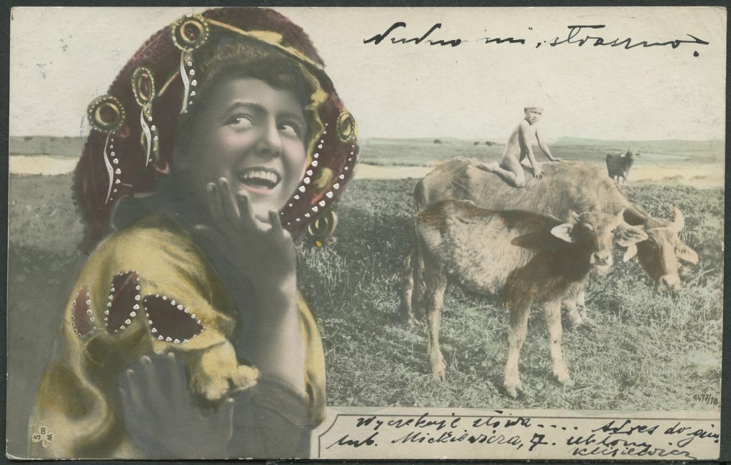 Scena rodzajowa na pastwisku