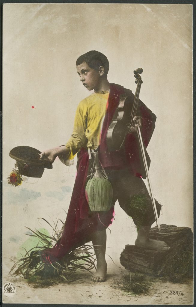 Chłopiec ze skrzypcami