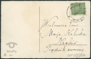 Reprodukcja grafiki, sikorka na gałązce