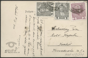 Reprodukcja rysunku, kobieta i bałwan