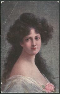 Reprodukcja malarstwa, B. Sachs, kobieta