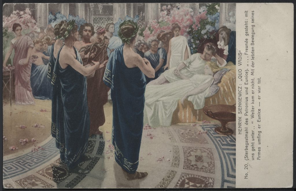 Reprodukcja malarstwa, scena z "Quo vadis"