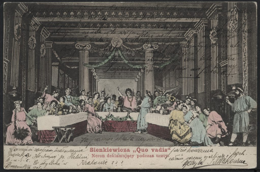 Reprodukcja malarstwa, scena z "Quo vadis"