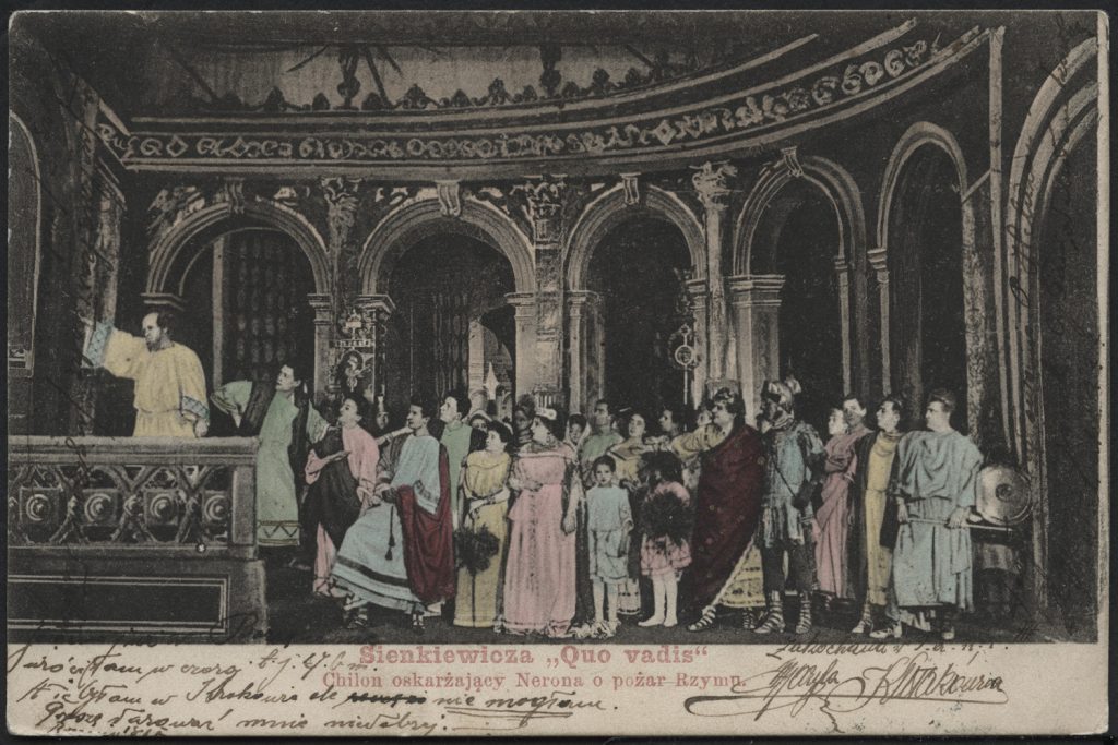 Reprodukcja malarstwa, scena z "Quo vadis"