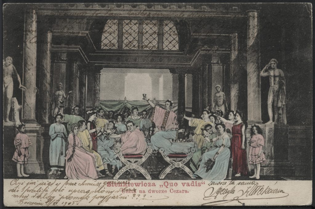 Reprodukcja malarstwa, scena z "Quo vadis"