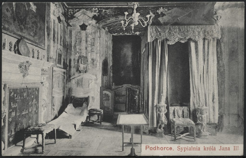 Podhorce, wnętrze sypialni króla Jana III Sobieskiego