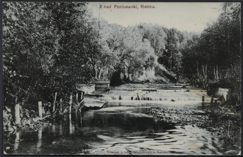 Potok w Rabce, pejzaż