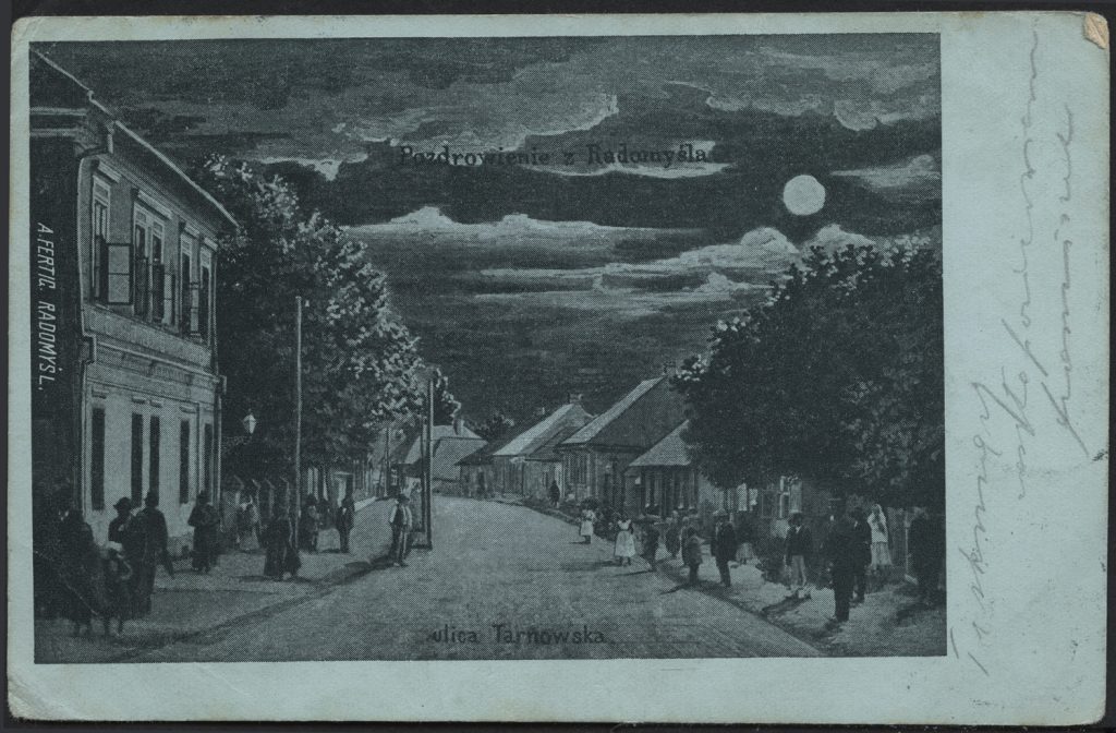 Ulica Radomyśla nocą, Tarnów