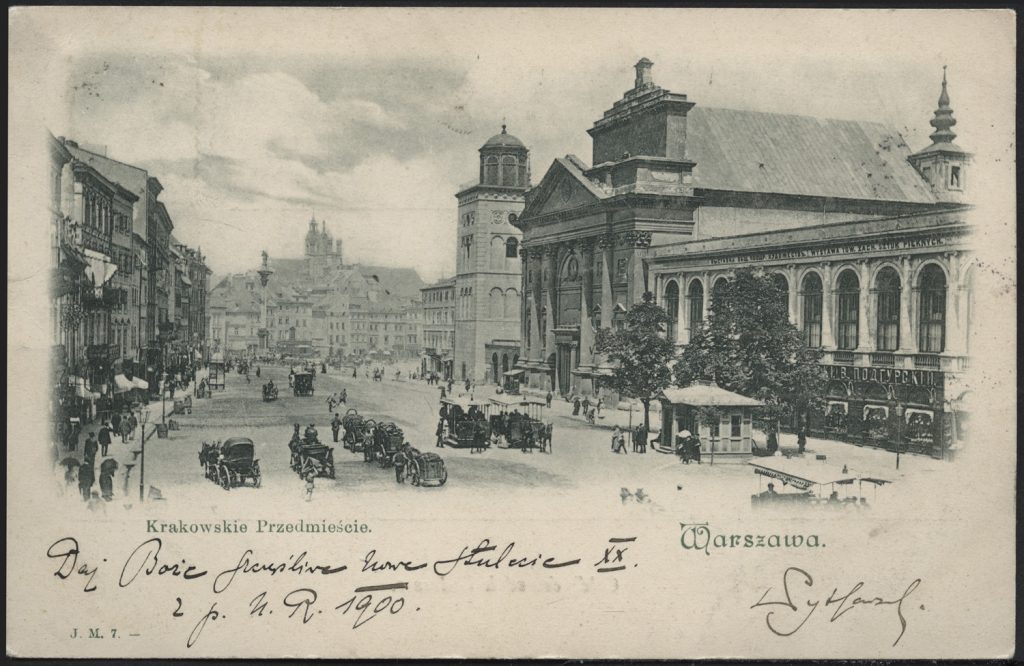 Warszawa, wystawa Towarzystwa Sztuk Pięknych na Krakowskim Przedmieściu