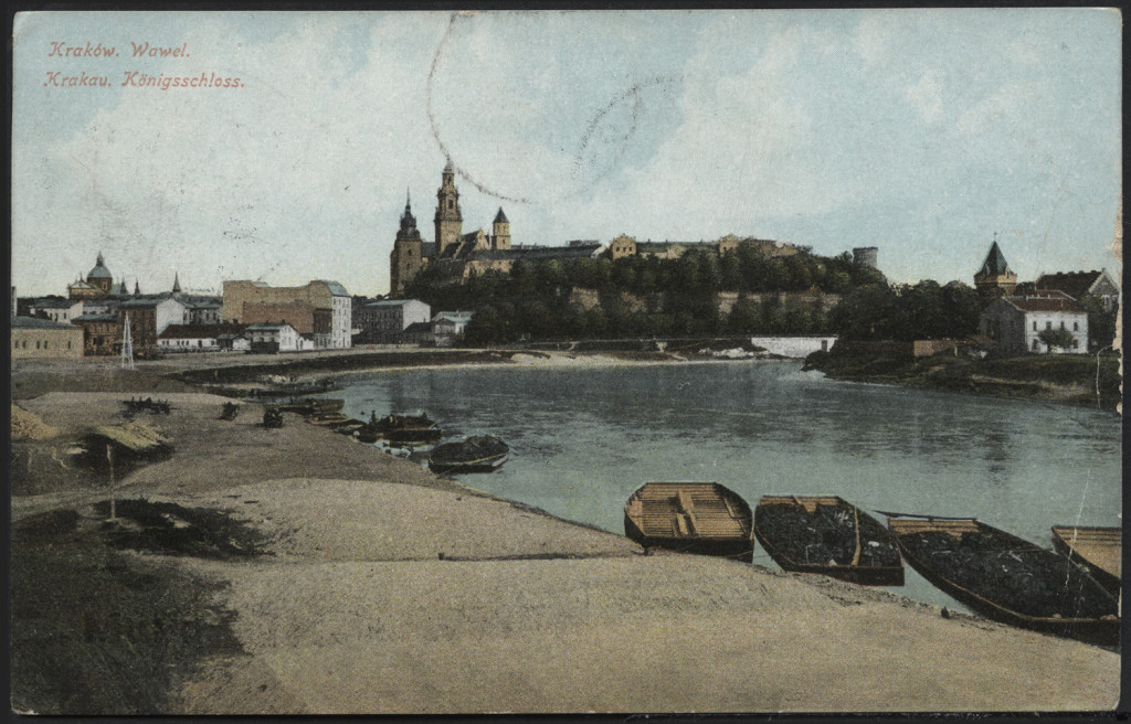 Kraków zakole Wisły Wawel