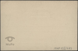 Zielony nadruk pocztówkowy