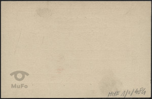 Zielony nadruk pocztówkowy