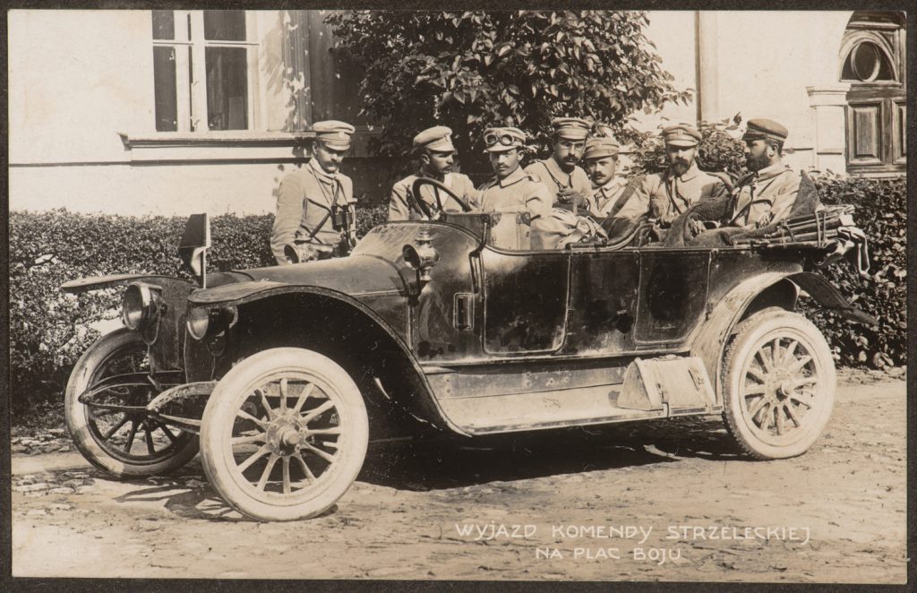"Wyjazd Komendy Strzelca na plac boju"