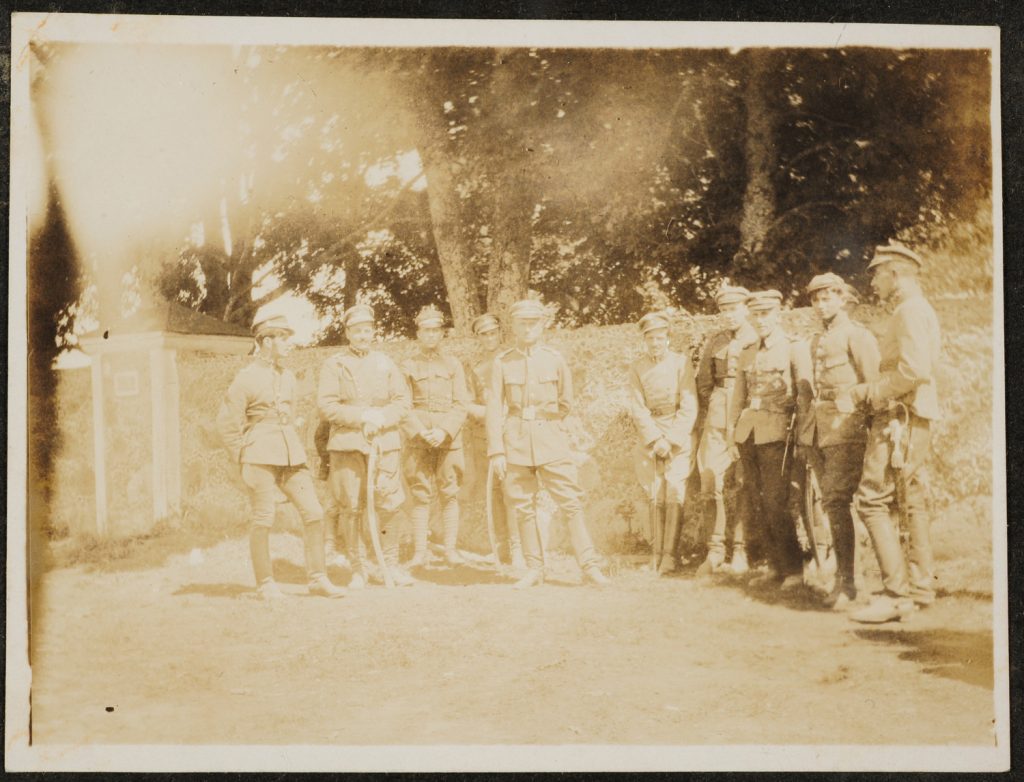 Oficerowie Wojska Polskiego, portret zbiorowy.