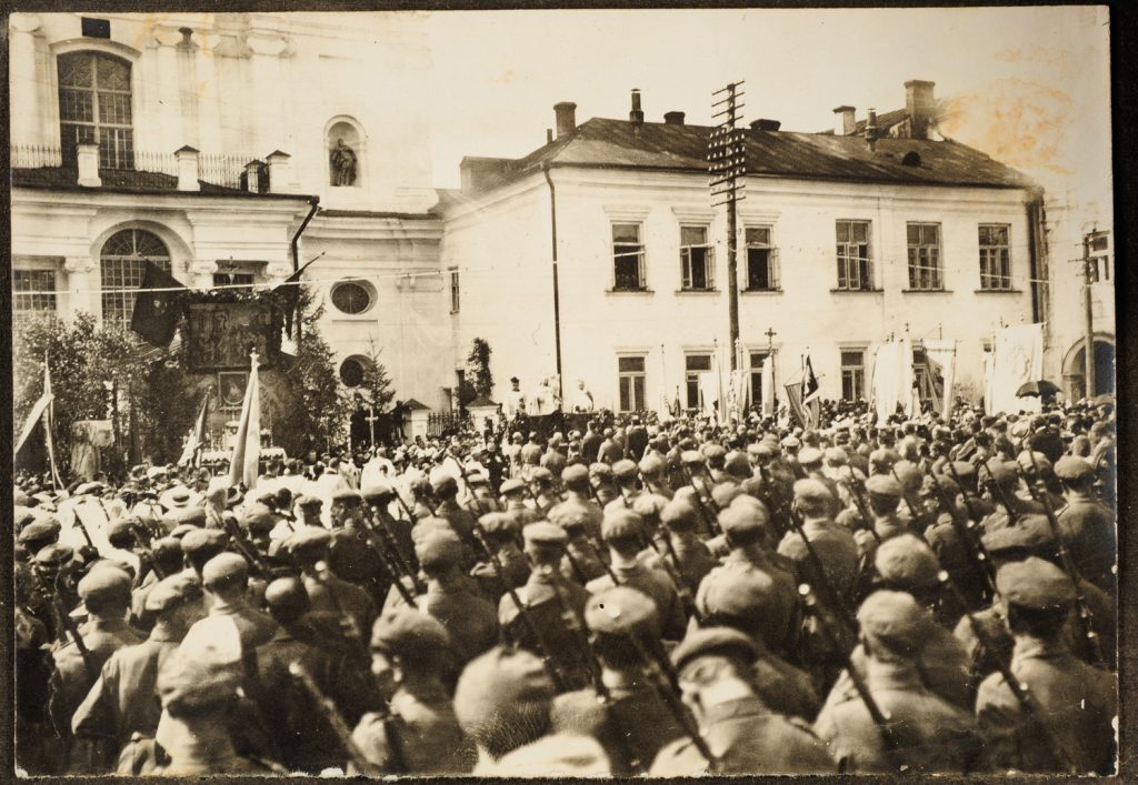 Msza św. polowa w Mińsku.