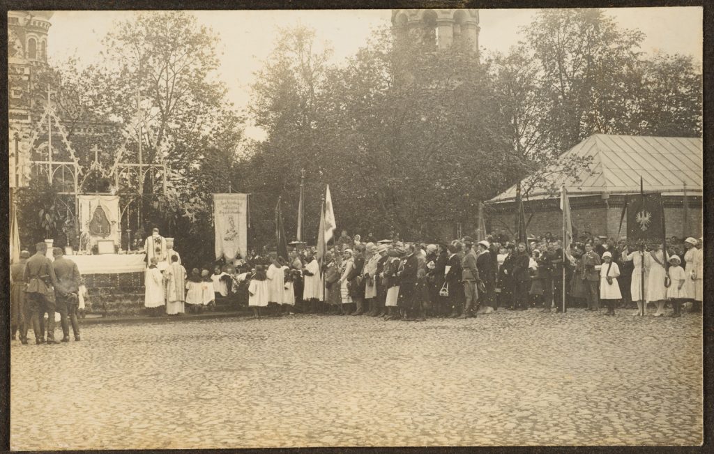 Msza św. polowa w Mińsku.